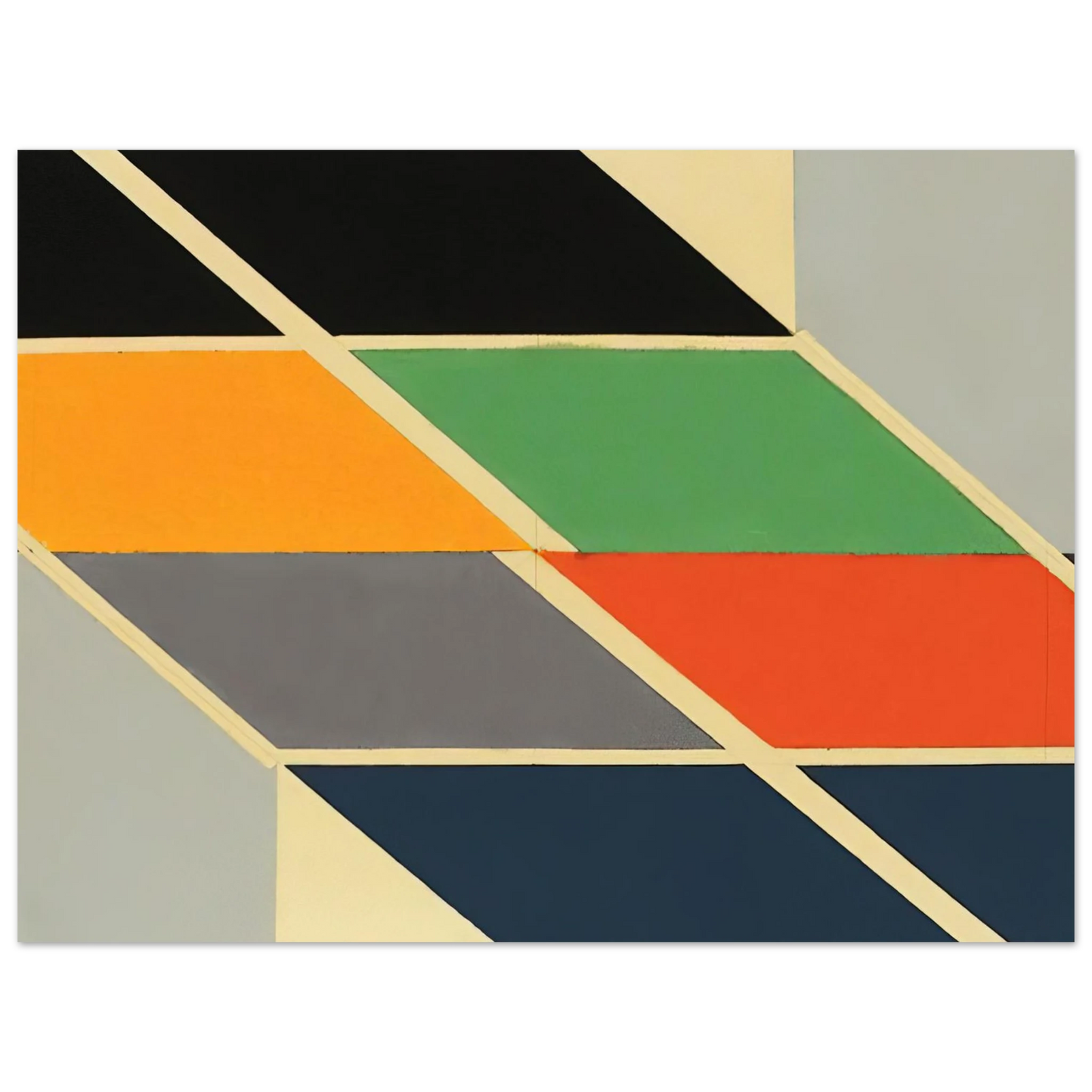 Larry Zox - Big Bang Series - 1966 75x100 cm / 30x40inches Fine Art Poster