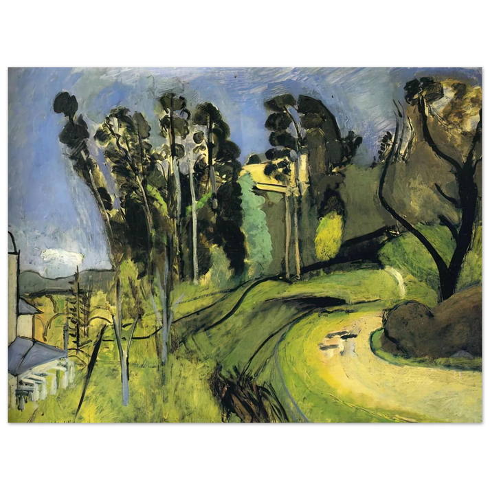 Henri Matisse - MONTALBAN LANDSCAPE 1918 75x100 cm / 30x40inches Fine Art Poster