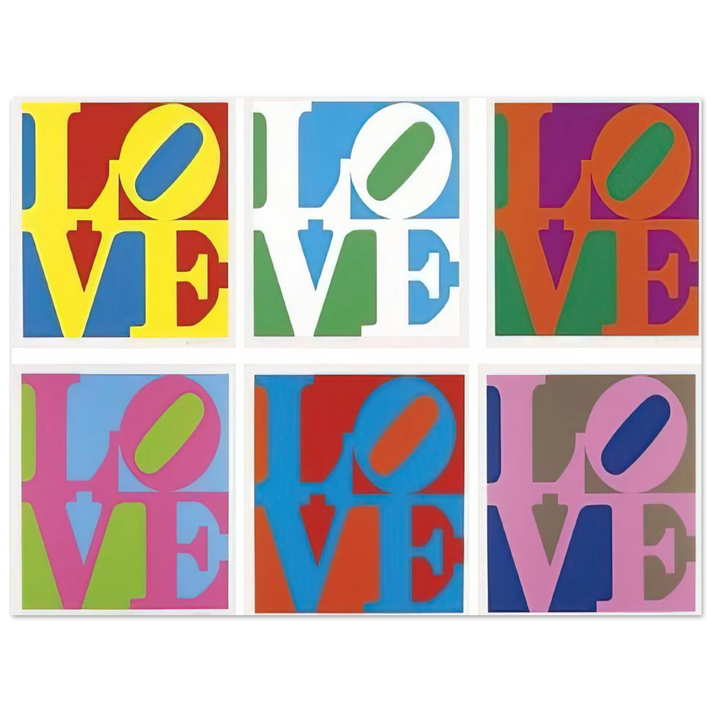 Robert Indiana - The Garden of Love 75x100 cm / 30x40inches Fine Art Poster