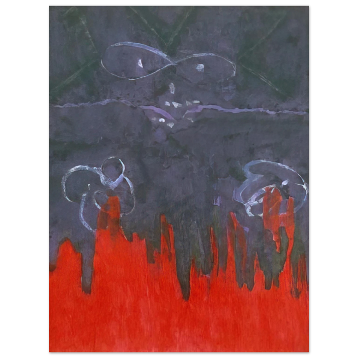 Theodoros Stamos - Infinity Field Torino Series #1 - 1986 75x100 cm / 30x40inches Fine Art Poster
