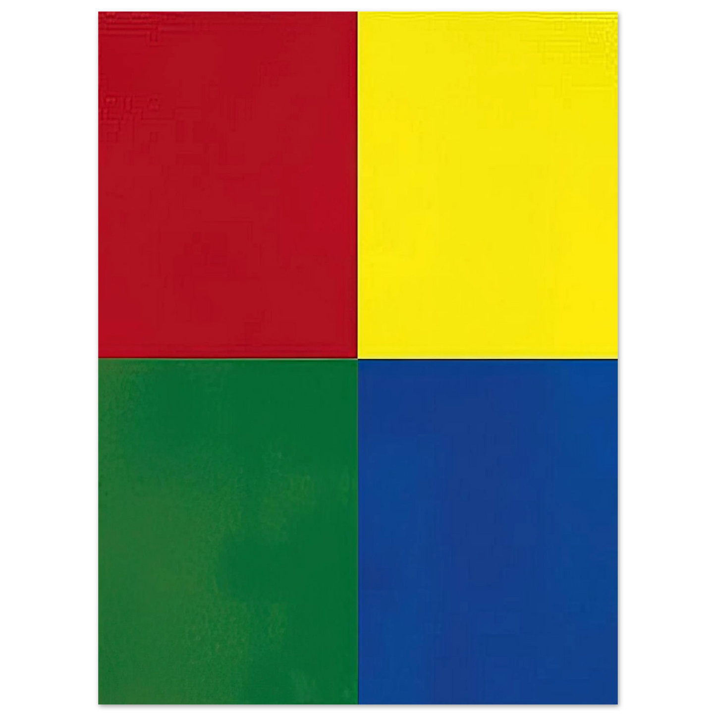 Gerhard Richter - QUATTRO COLORI 2007 75x100 cm / 30x40inches Fine Art Poster