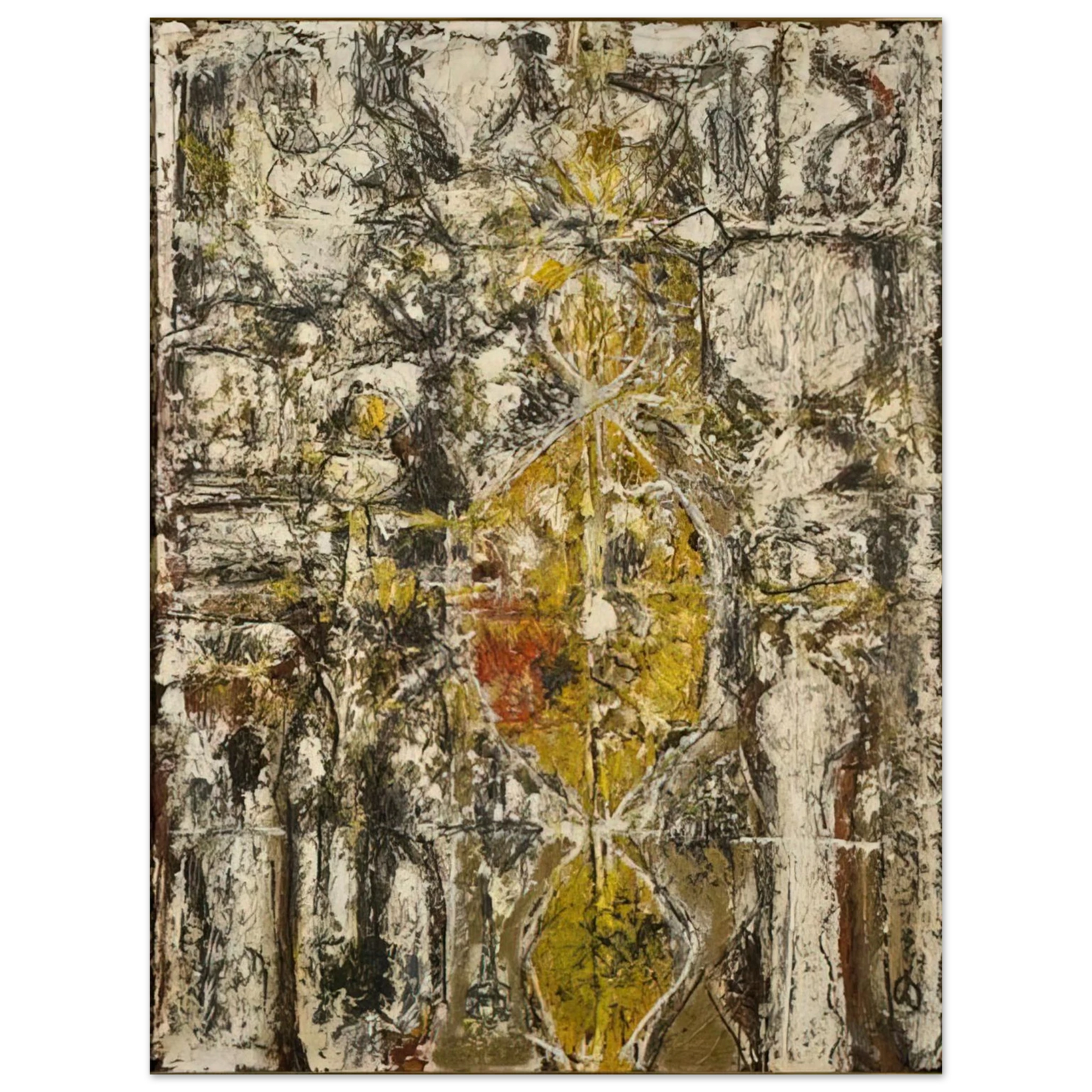 Richard Pousette-Dart - Cascella II 75x100 cm / 30x40inches Fine Art Poster