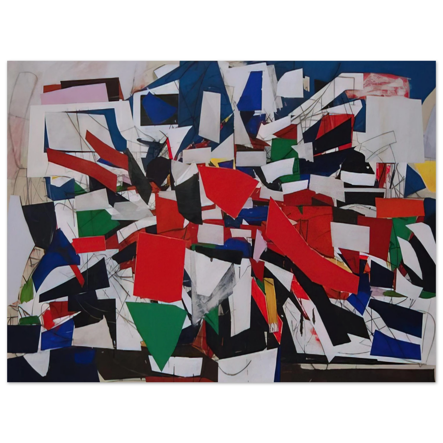 Robert Goodnough - Struggle - 1967 75x100 cm / 30x40inches Fine Art Poster
