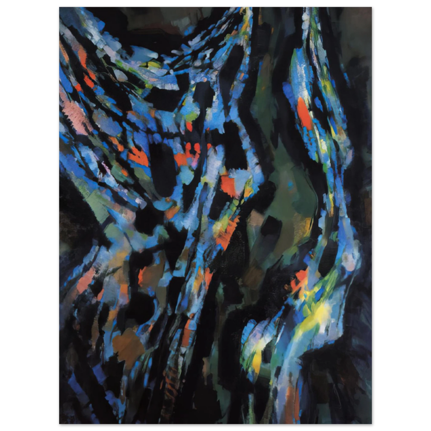 Alfred Manessier - Les Ténèbres - 1962 75x100 cm / 30x40inches Fine Art Poster