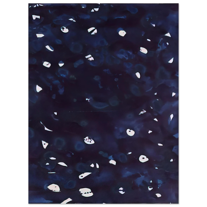 Sam Francis - Untitled Dark Blue-Green 75x100 cm / 30x40inches Fine Art Poster