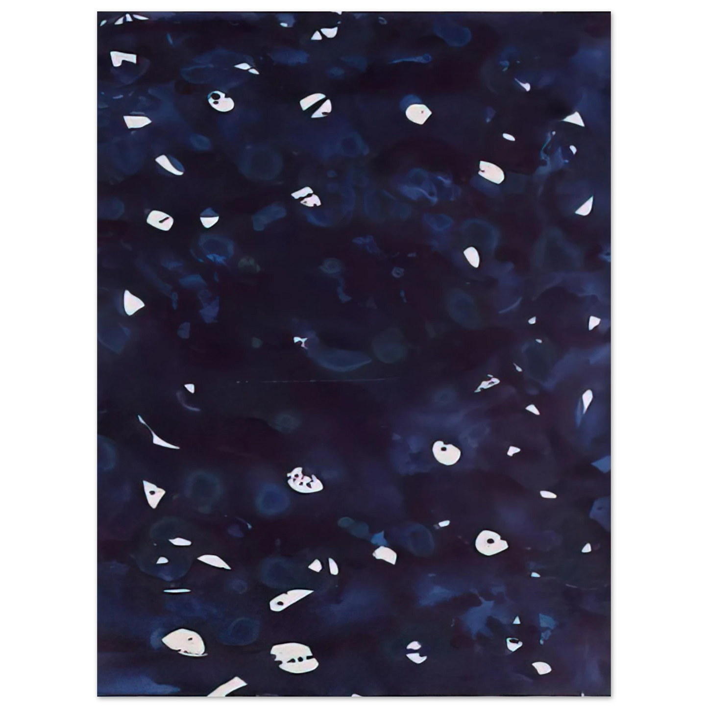 Sam Francis - Untitled Dark Blue-Green 75x100 cm / 30x40inches Fine Art Poster