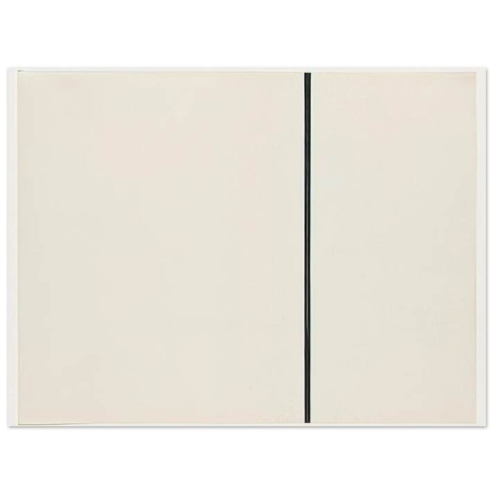 Ellsworth Kelly - Vertical Line from the series Line Form Color 75x100 cm / 30x40inches Fine Art Poster