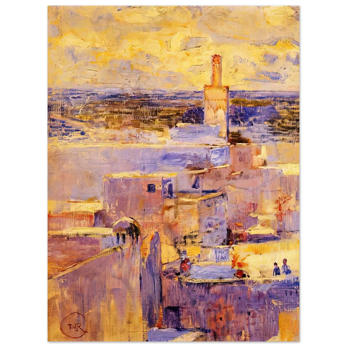 Theo van Rysselberghe - VIEW OF MEKNES MOROCCO 75x100 cm / 30x40inches Fine Art Poster