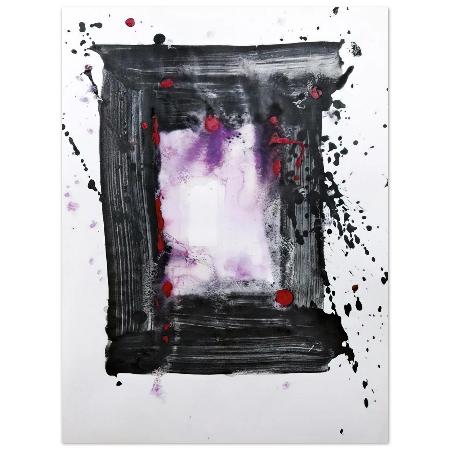 Sam Francis - Untitled SF75-1117 75x100 cm / 30x40inches Fine Art Poster