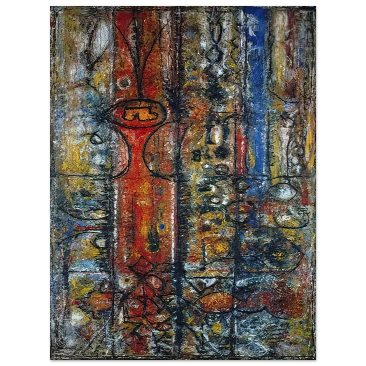Richard Pousette-Dart - The Magnificent 75x100 cm / 30x40inches Fine Art Poster