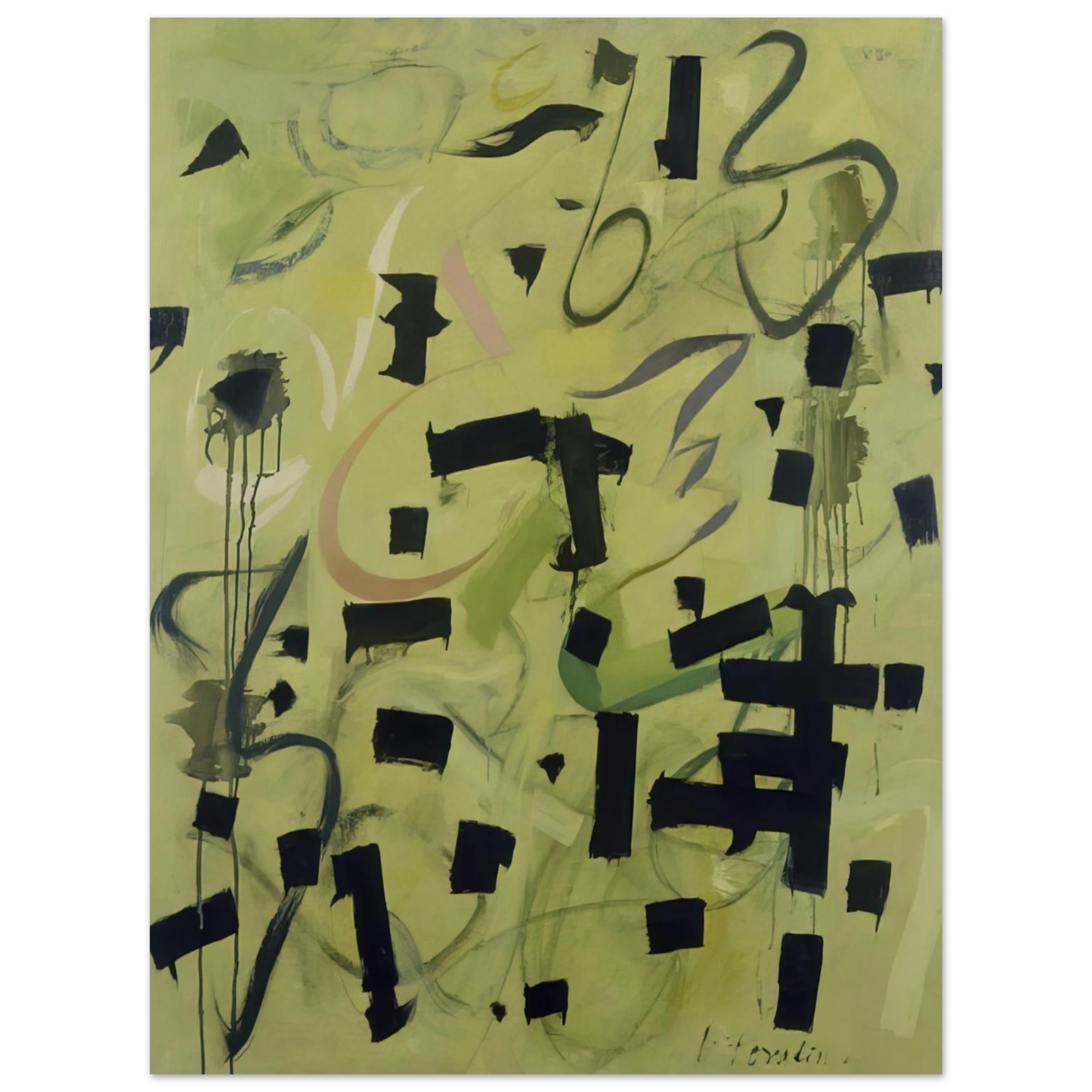 Bradley Walker Tomlin - Number 12 - 1949 75x100 cm / 30x40inches Fine Art Poster