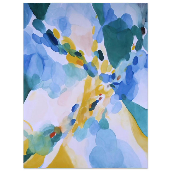 Alice Baber - Red Passage 75x100 cm / 30x40inches Fine Art Poster