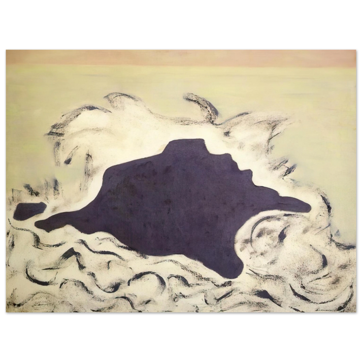 Milton Avery - Advancing Sea - 1953 75x100 cm / 30x40inches Fine Art Poster