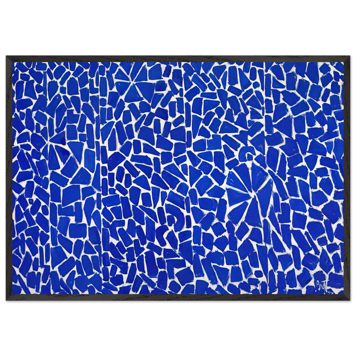 ELYSIAN FIELDS 1973 - Alma Woodsey Thomas 70x100 cm / 28x40 inches Framed Art Print – Black Wooden Frame