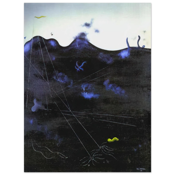 Yves Tanguy - Blue Bed 75x100 cm / 30x40inches Fine Art Poster