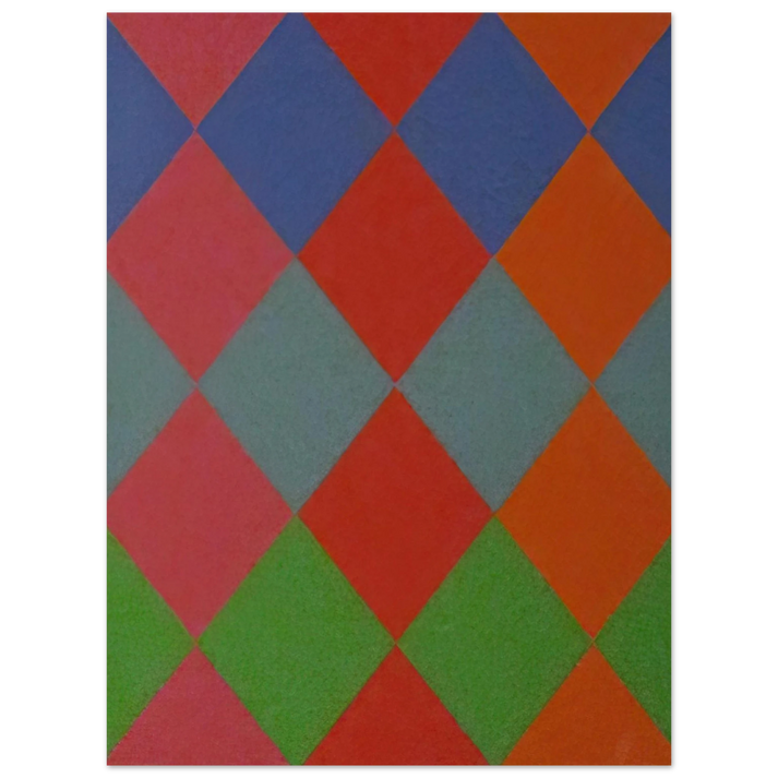 Max Bill - Geometric Composition - 1966 75x100 cm / 30x40inches Fine Art Poster