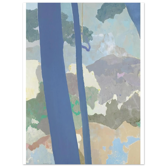 Kenzo Okada - Landscape - Abstract Expressionism 75x100 cm / 30x40inches Fine Art Poster
