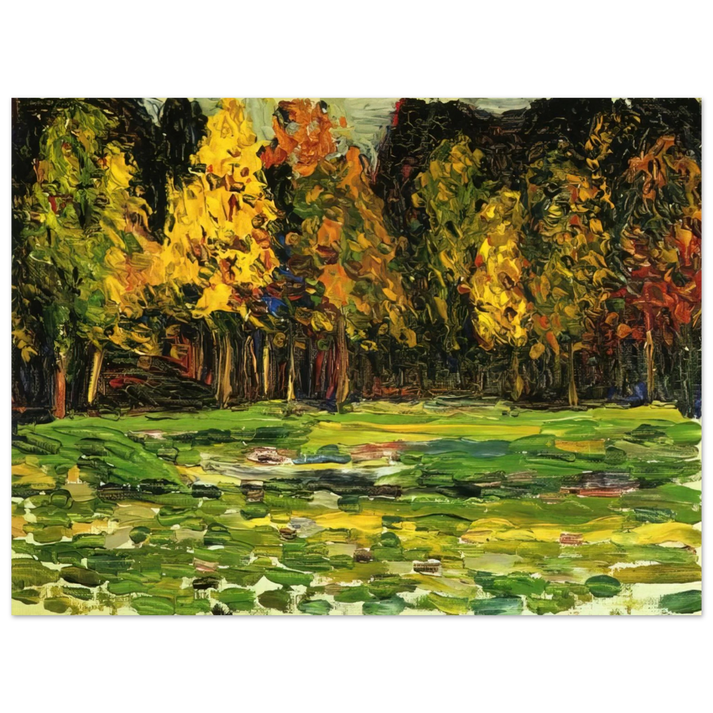 Wassily Kandinsky - FOREST EDGE 75x100 cm / 30x40inches Fine Art Poster