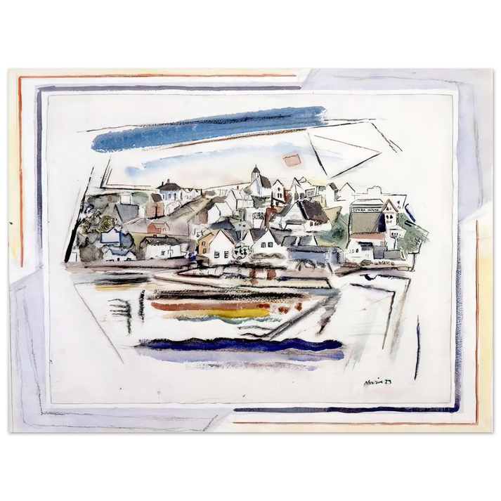 John Marin - Stonington Maine - 1923 75x100 cm / 30x40inches Fine Art Poster