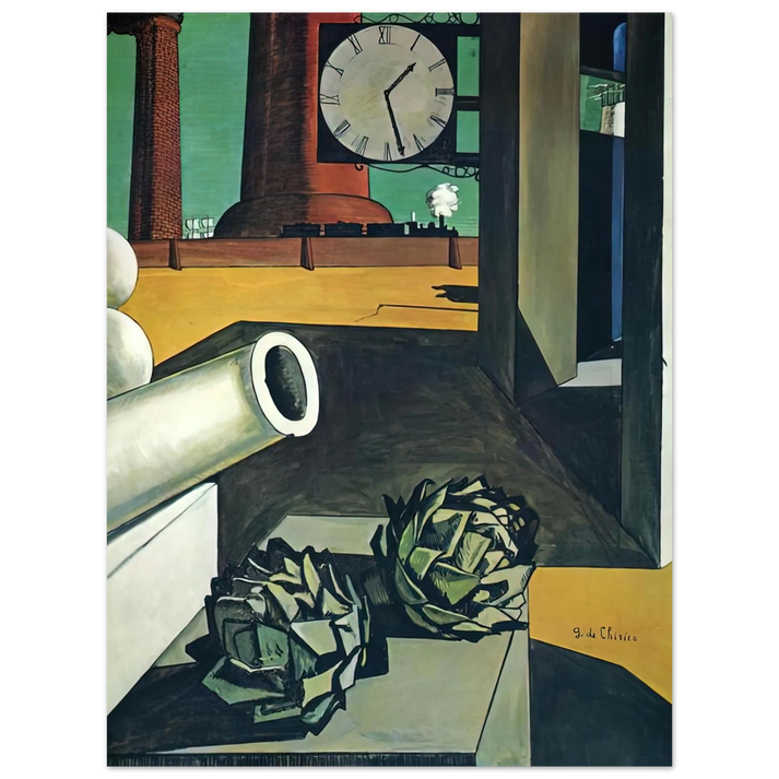 Giorgio de Chirico - THE CONQUEST OF THE PHILOSOPHER 1914 75x100 cm / 30x40inches Fine Art Poster