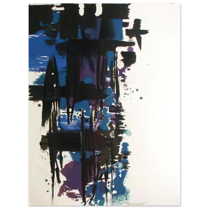 Alfred Manessier - Illustration from 'Elegie pour Martin Luther King' - 1978 75x100 cm / 30x40inches Fine Art Poster