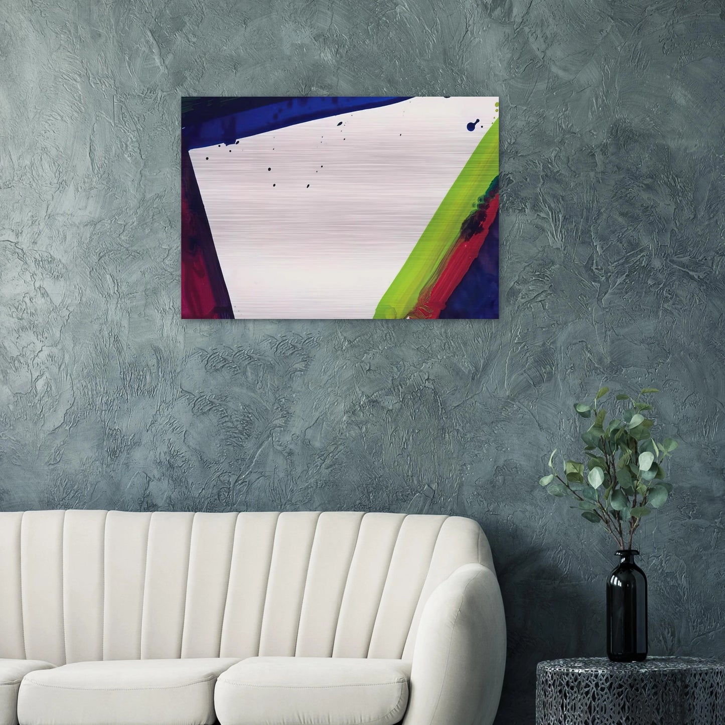 Untitled Sketch SF66-048 - Sam Francis Brushed Aluminum Print - 70x100 cm / 28x40 inches | Sam Francis Aluminum Print | Sam Francis Prints