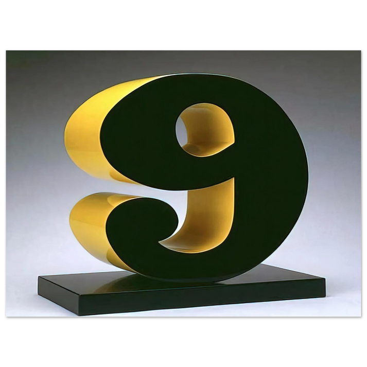 Robert Indiana - Nine 75x100 cm / 30x40inches Fine Art Poster