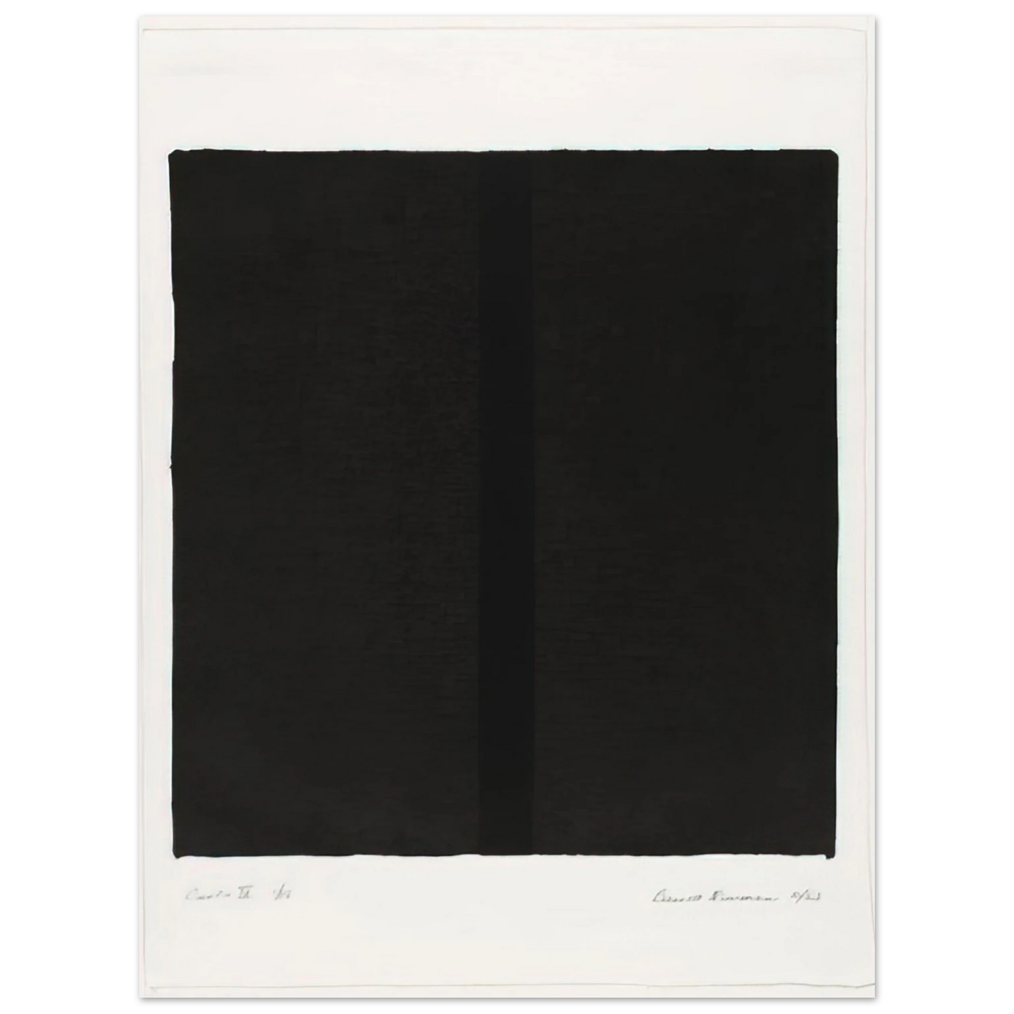 Barnett Newman - Canto IV 75x100 cm / 30x40inches Fine Art Poster