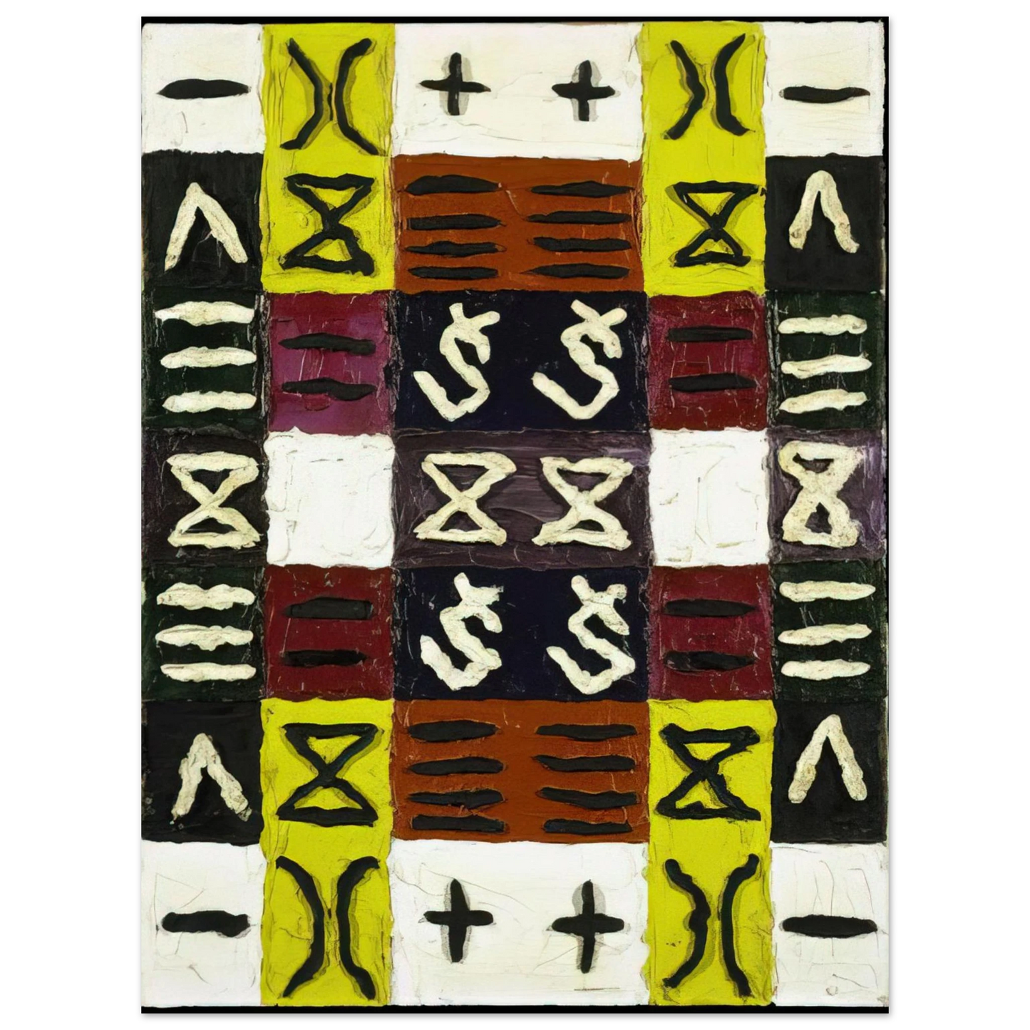 Alfred Jensen - A Perfect Equal Area I - 1960 75x100 cm / 30x40inches Fine Art Poster