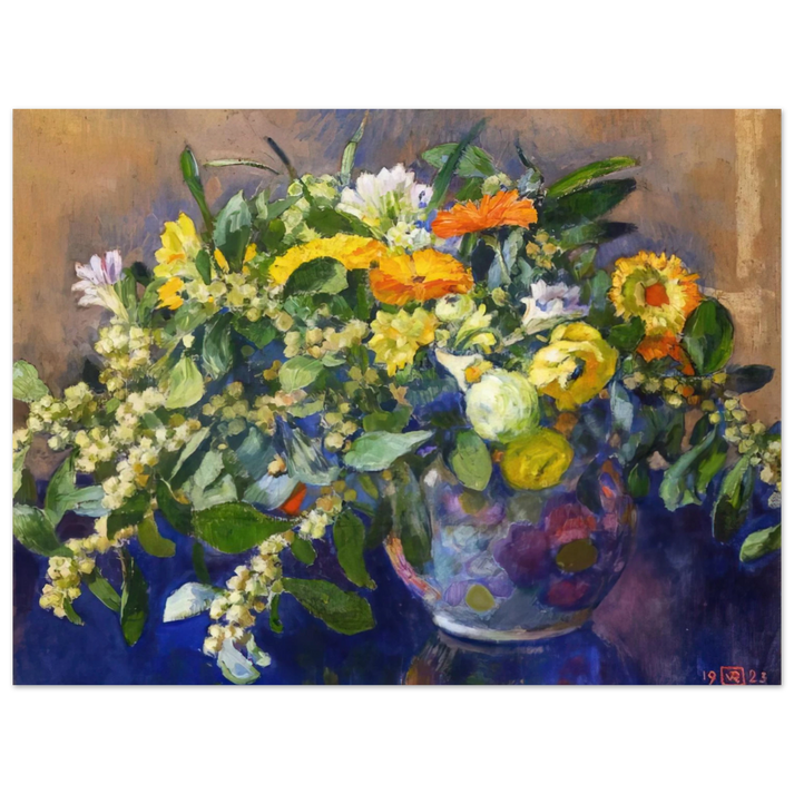 Theo van Rysselberghe - VASE OF FLOWERS 1923 75x100 cm / 30x40inches Fine Art Poster
