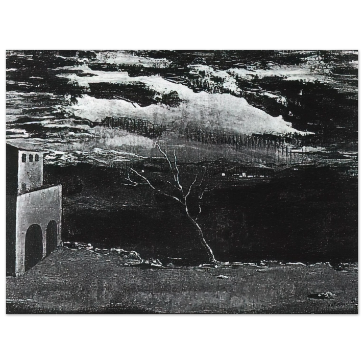 Salvador Dali - LANDSCAPE NEAR AMPURDAN 75x100 cm / 30x40inches Fine Art Poster