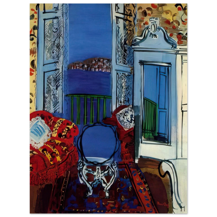 Raoul Dufy - OPEN WINDOW 1928 75x100 cm / 30x40inches Fine Art Poster