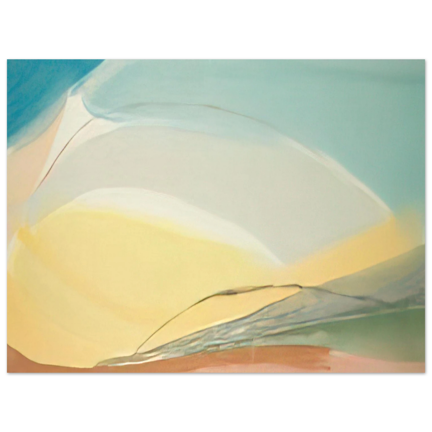 Larry Zox - Untitled - 1976 75x100 cm / 30x40inches Fine Art Poster