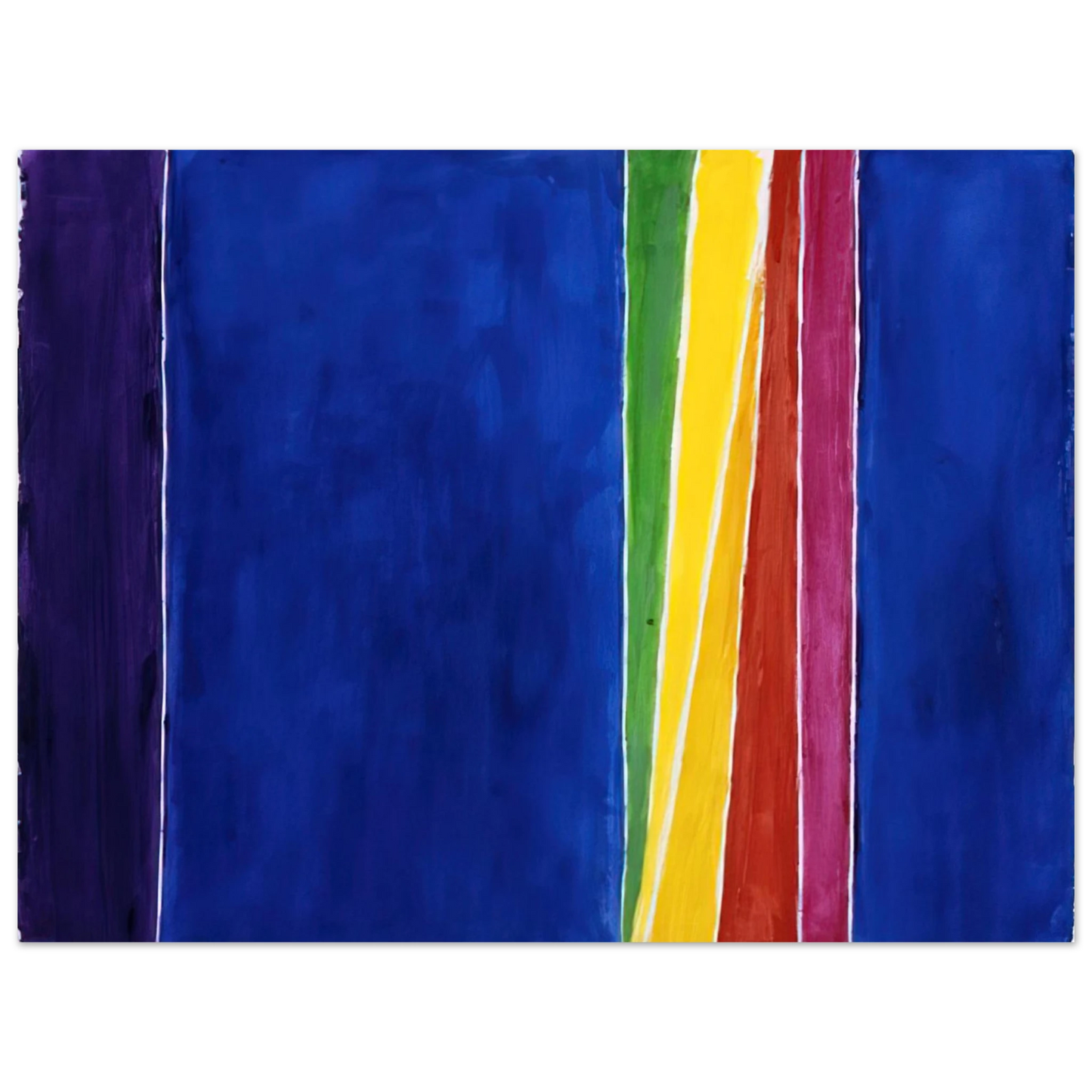 Alma Woodsey Thomas - ATMOSPHERIC EFFECTS II 1972 75x100 cm / 30x40inches Fine Art Poster