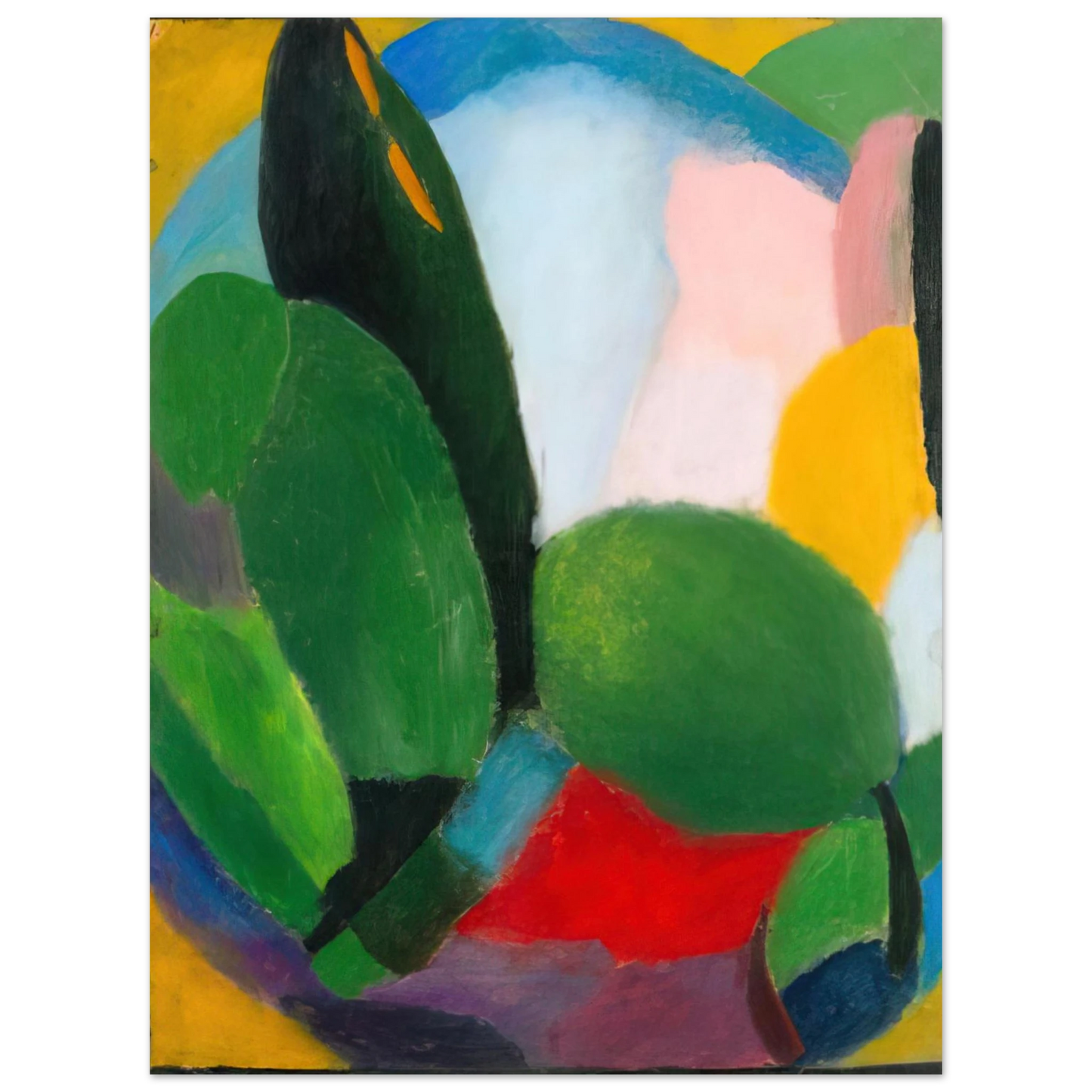 Alexej von Jawlensky - VARIATION 1916 75x100 cm / 30x40inches Fine Art Poster