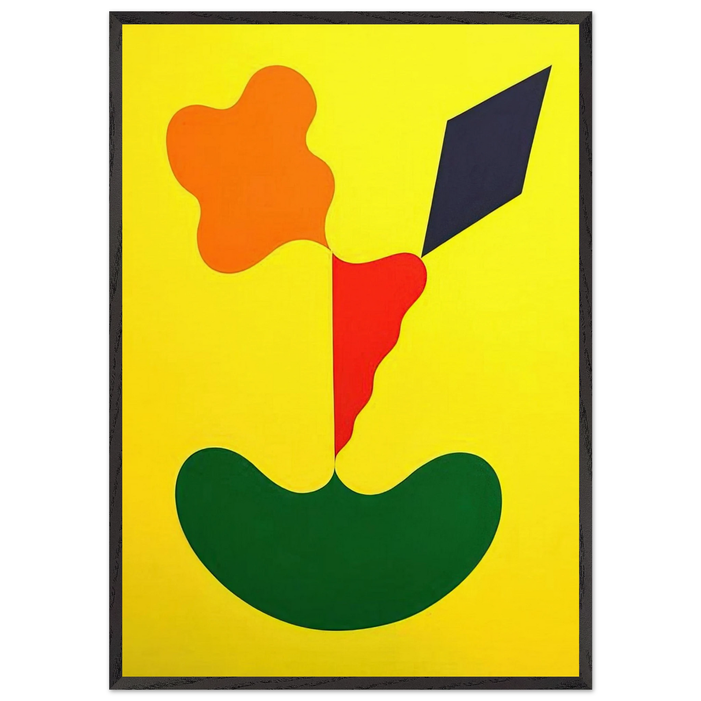 Cypher - 1963 - Jeremy Moon 70x100 cm / 28x40 inches Framed Art Print – Black Wooden Frame