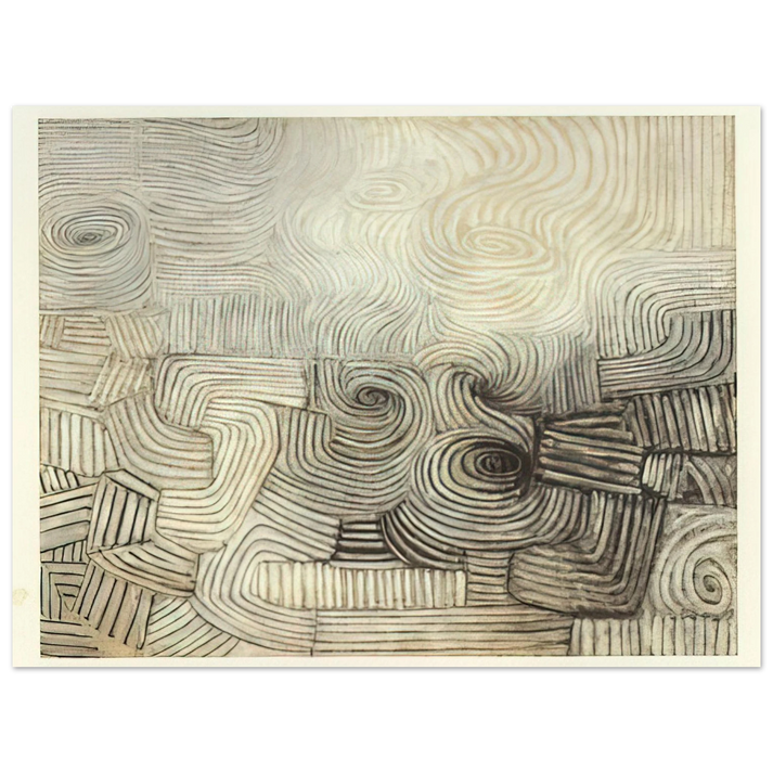 Victor Pasmore - THE SNOWSTORM 1950 75x100 cm / 30x40inches Fine Art Poster