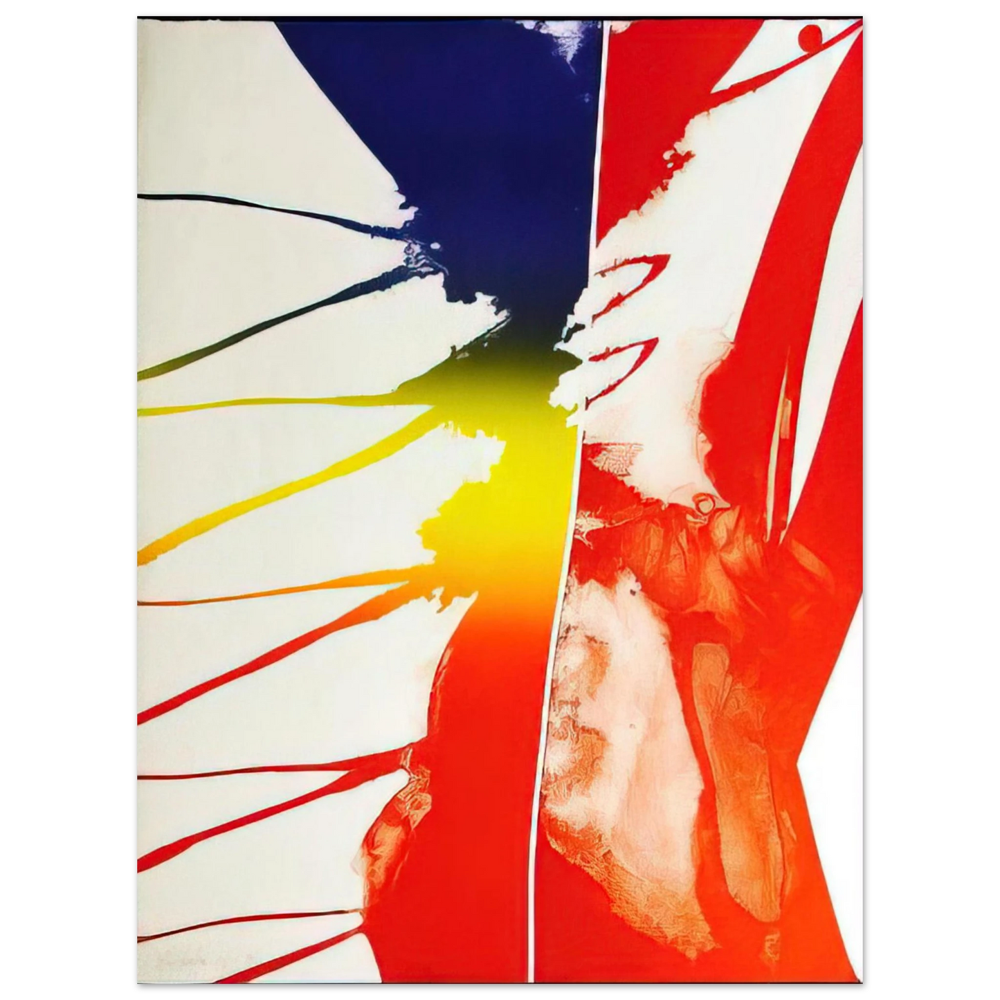Paul Jenkins - Continental Divide - 1981 75x100 cm / 30x40inches Fine Art Poster