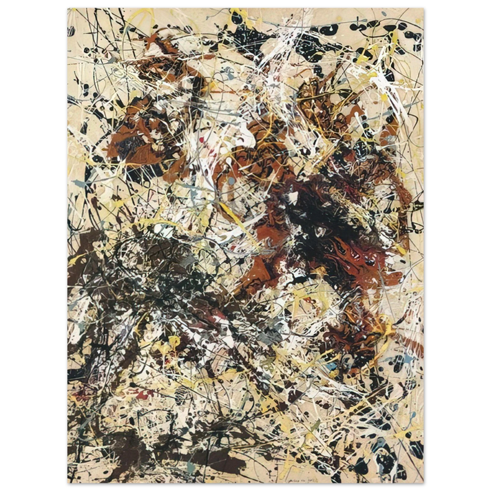 Jackson Pollock - NUMBER 12 1949 75x100 cm / 30x40inches Fine Art Poster