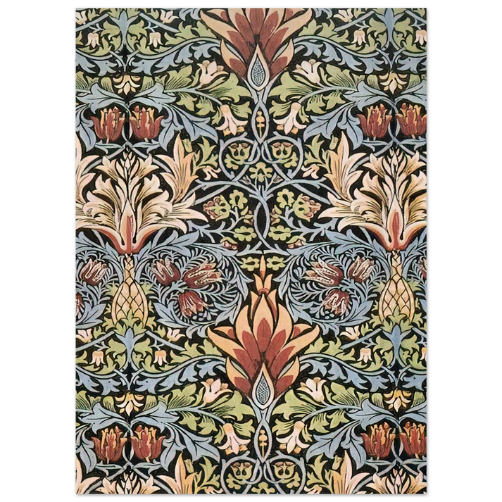 William Morris - SNAKESHEAD PRINTED TEXTILE 1876 Fine Art Poster