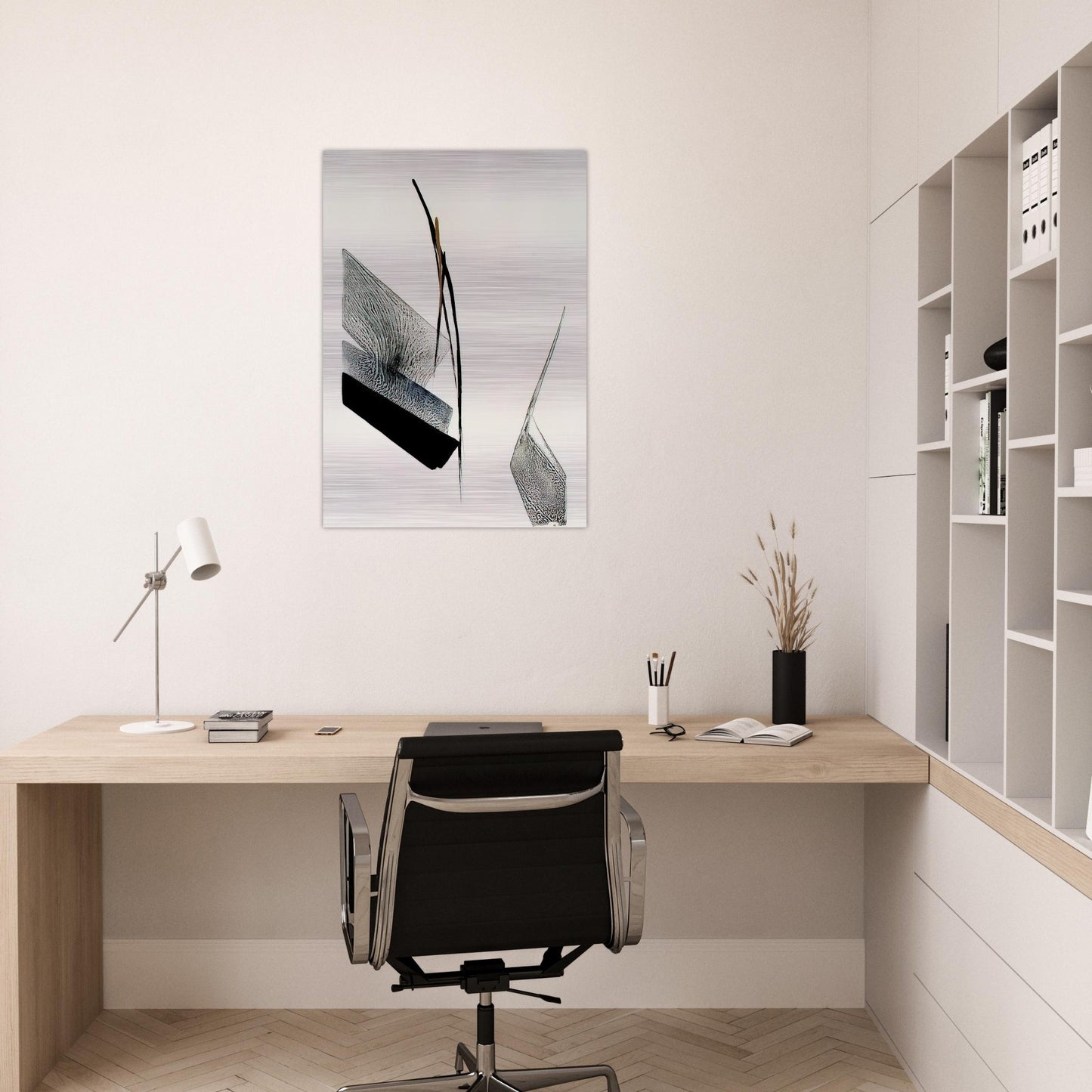 Rivage - Abstract Expressionism - Toko Shinoda Brushed Aluminum Print - 70x100 cm / 28x40 inches | Toko Shinoda Aluminum Print | Toko Shinoda Prints