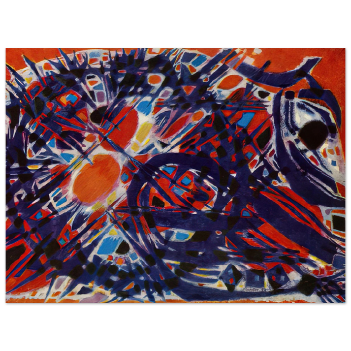 Alfred Manessier - Couronne d'épines - 1954 75x100 cm / 30x40inches Fine Art Poster
