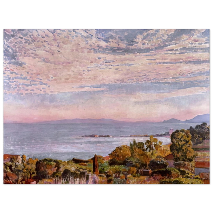 Theo van Rysselberghe - THE BAY OF ST CLAIR 1923 75x100 cm / 30x40inches Fine Art Poster