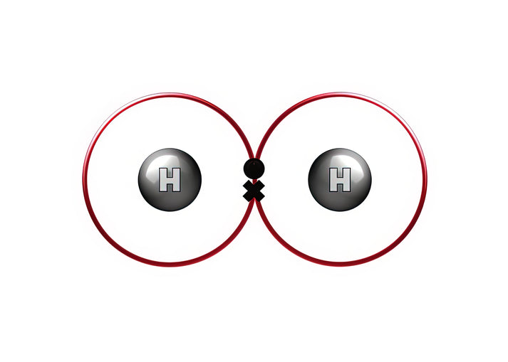Hydrogen Bond Picture: Fine Art Print of Molecular Bond Formation | RedKalion