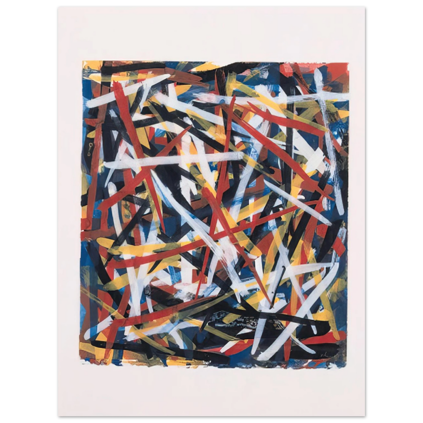 Sol LeWitt - Brushstrokes 75x100 cm / 30x40inches Fine Art Poster