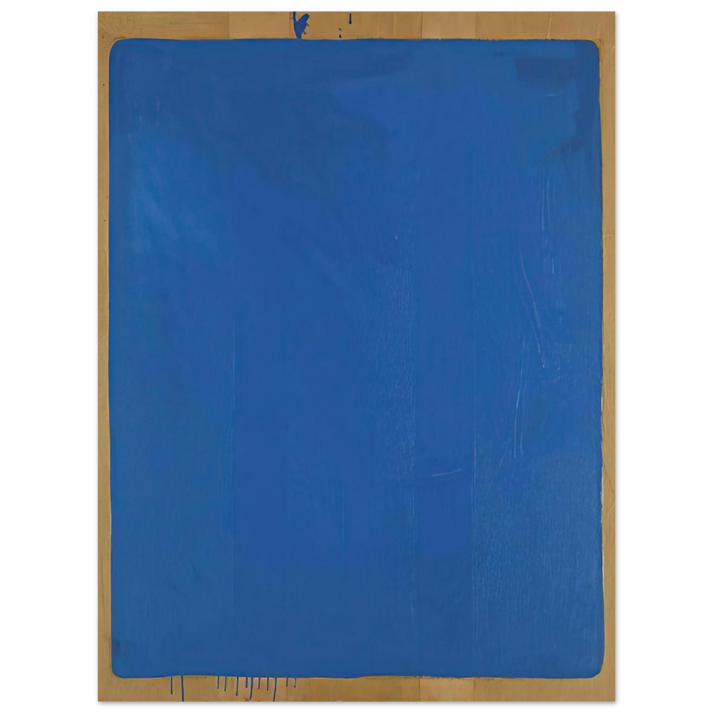 Mario Schifano - Monocromo blu - 1961 75x100 cm / 30x40inches Fine Art Poster