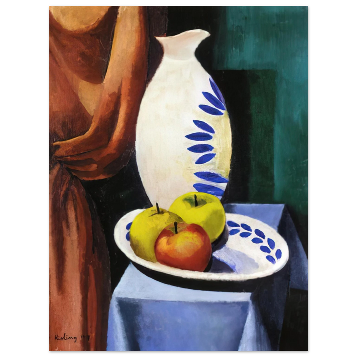 Moise Kisling - STILL LIFE WITH WHITE PITCHER 1917 75x100 cm / 30x40inches Fine Art Poster
