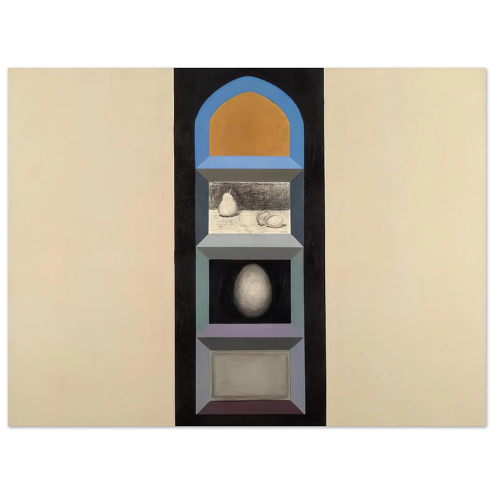 Miriam Schapiro - Shrine for R.K. II, 1963 - Feminist Art 75x100 cm / 30x40inches Fine Art Poster