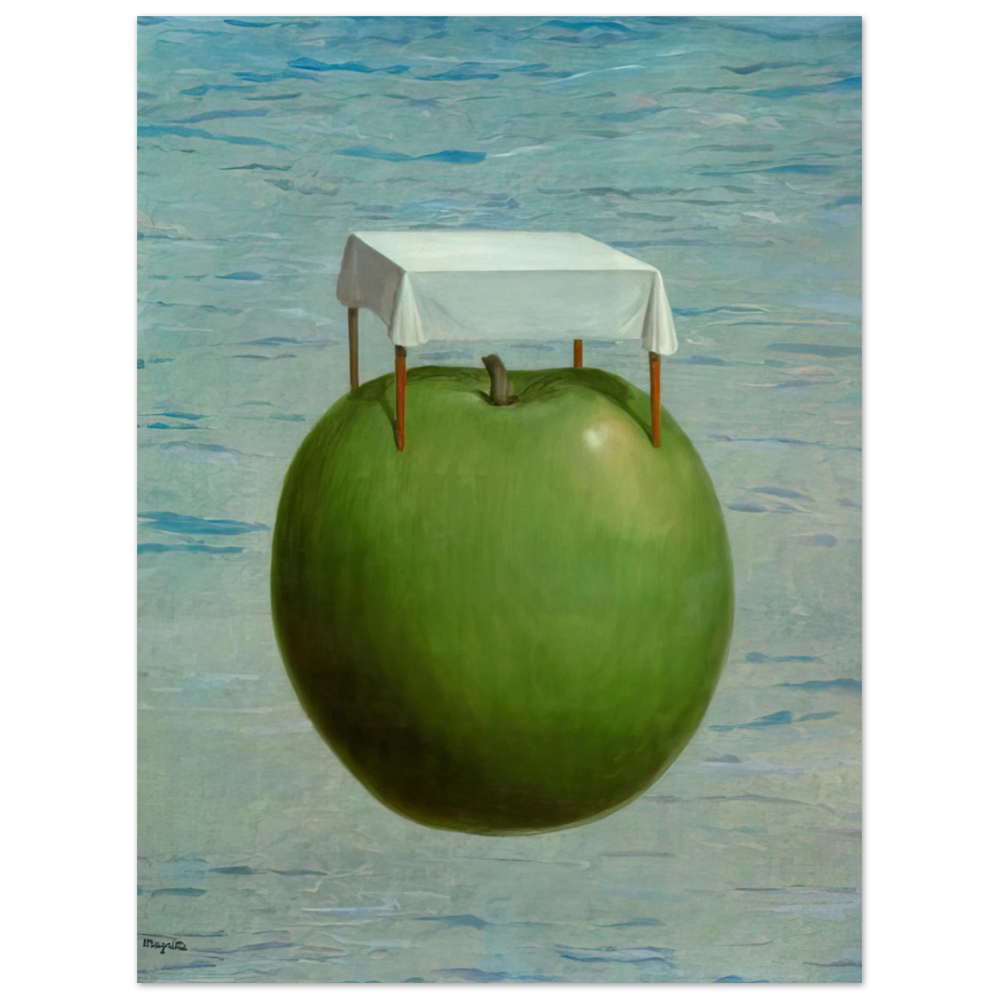 Rene Magritte - FINE REALITIES 1964 75x100 cm / 30x40inches Fine Art Poster