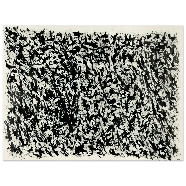 Henri Michaux - Composition - Tachisme 75x100 cm / 30x40inches Fine Art Poster